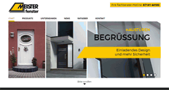 Desktop Screenshot of meister-fenster.de